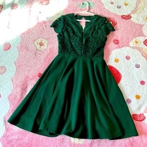 Green dress for little girls 👧🏻